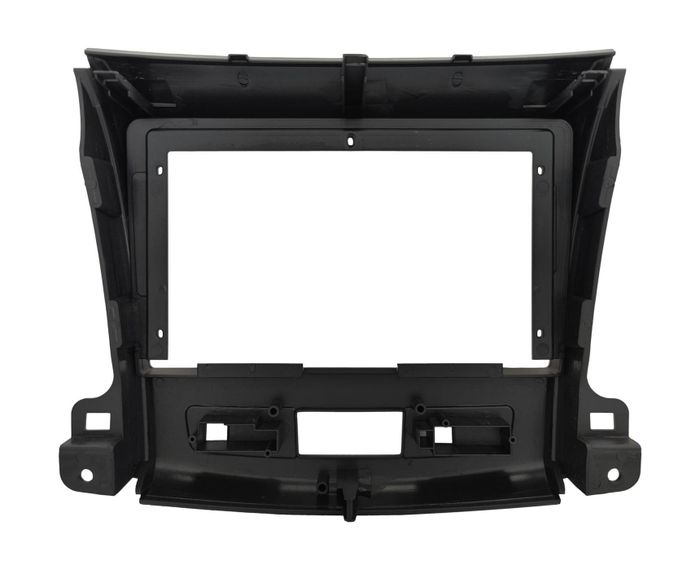 Комплект рамки с разъёмами 9"+can Mitsubishi Outlander XL, Peugeot 4007, Citroen C-crosser под рокфорд (перфорированная)