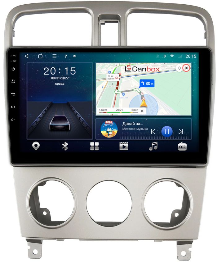 Магнитола для Subaru Forester 2 (SG5) 2002-2007 - CanBox 9-524 Android 10, SIM-слот