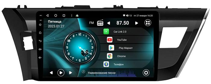 Магнитола для Toyota Corolla E180 2012-2016 - Vaycar VA77-0307 на Android 13, 8-ядер, 2Гб-32Гб, 4G SIM-слот