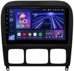 Магнитола для Mercedes-Benz S W220 1998-2005 (рамка черная) - Teyes CC3L монитор 9" IPS на Android 10, CarPlay, 4G SIM-слот