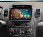 Магнитола для KIA Sorento 2 XM 2012-2020 c экраном климата снизу (рамка-накладка) - AK418R9-MTK-LTE Android 10, 8-ядер, 4-64Гб, SIM-слот