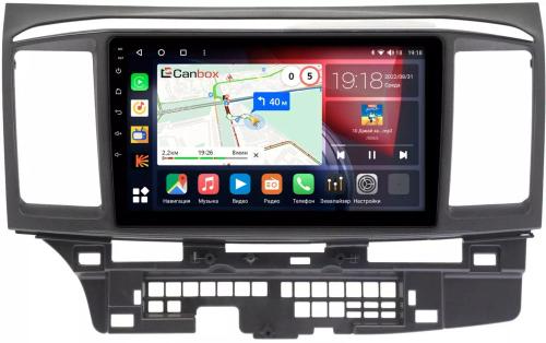 Магнитола для Mitsubishi Lancer X 2007-2016 - Canbox 9-MI113N Qled, Android 10, ТОП процессор, SIM-слот