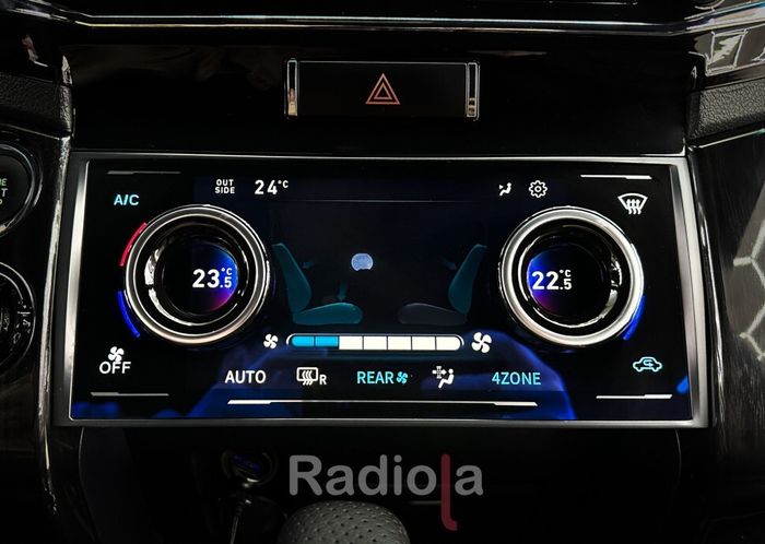 Цифровая панель климата Toyota Land Cruiser 200 2007-2015 - RDL-LC200 с экраном LCD/ЖК