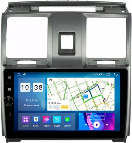 Магнитола для УАЗ Патриот, Пикап 2012-2016 - Parafar PF240LUX1LHDAV на Android 12, ТОП процессор, 3Гб+32Гб, CarPlay, 4G SIM-слот