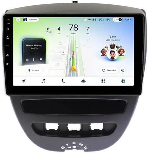 Магнитола для Citroen C1, Peugeot 107, Toyota Aygo - Teyes CC4L монитор 10" IPS на Android 14, Snapdragon 662, CarPlay, 4G SIM-слот