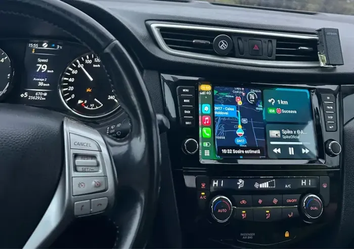 Магнитола для Nissan X-Trail T32, Qashqai J11 2014-2022 (без штатного 360, рамка с крутилками) - Teyes CC3-2K на Android 10, 2K QLED, ТОП процессор, CarPlay, 4G SIM-слот