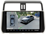 Магнитола для Toyota Land Cruiser Prado 150 2017-2023 - Teyes CC3-2K-360 на Android 10, 2K QLED, 6Гб+128Гб, CarPlay, 4G SIM-слот, 4 камеры в комплекте