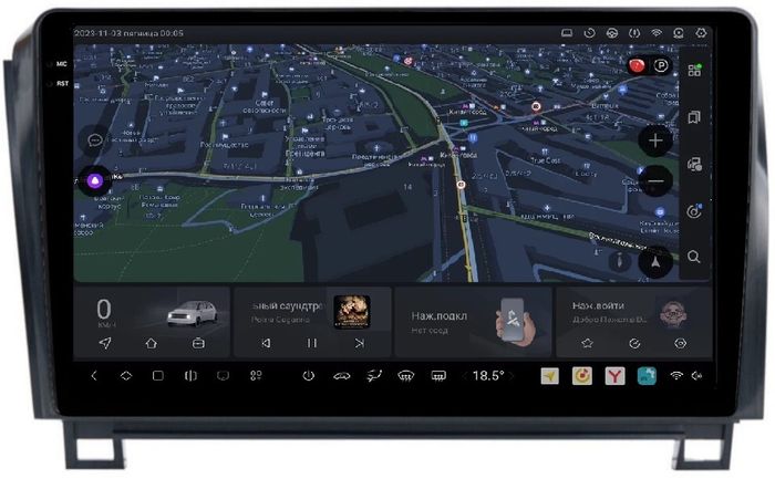 Магнитола для Toyota Tundra XK50 2007-2013, Sequoia XK60 2007-2022 - Kuberg OL-1688 QLed+2K, Android 13, UIS7870 (DUDU7), CarPlay, SIM-слот