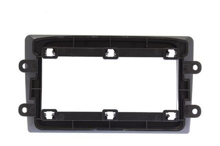 Комплект рамки с разъёмами 9" Renault Duster, Kaptur, Sandero, Logan, Nissan Terrano, Lada X-ray накладка в овал