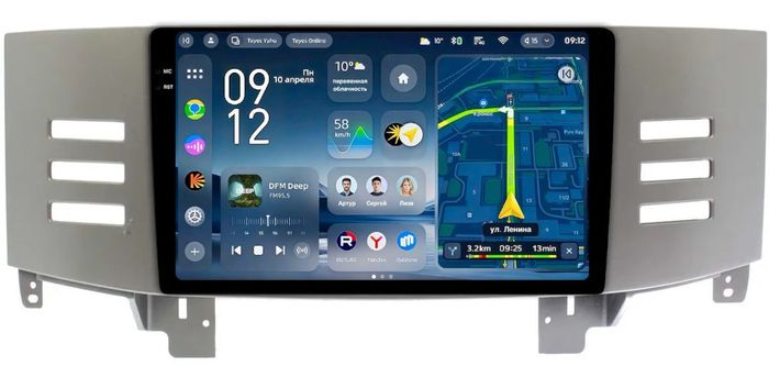 Магнитола для Toyota Mark X 120 2004-2009 (правый руль) - Teyes CC4-PRO монитор 9.5" 2K QLED на Android 13, Snapdragon 778G, ИИ, CarPlay, DSP, 4G SIM-слот