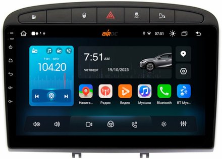 Магнитола для Peugeot 308 2007-2014, 408 2012-2022 - Airok RX-2901 Android 13, ТОП процессор, 8/128, SIM-слот
