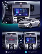 Магнитола для KIA Cerato 2 2008-2013 (кондиционер) - Parafar PF279-ACU2K на Android 13, Быстрая, QLED+2K, CarPlay, 4G SIM-слот