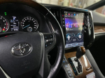 Магнитола для Toyota Alphard 30, Vellfire 2015-2023 (менее 10 динамиков) - Kuberg ZF-1308L-GE вертикальный экран в стиле "Тесла" на Android 13, 8Гб+128Гб, 4G SIM-слот, CarPlay