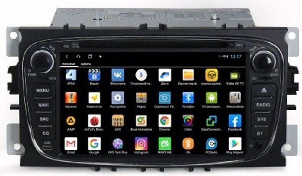 Магнитола для Ford - Parafar PF148XHDDVDb на Android 11, 8-ЯДЕР, 4ГБ-64ГБ, SIM-слот