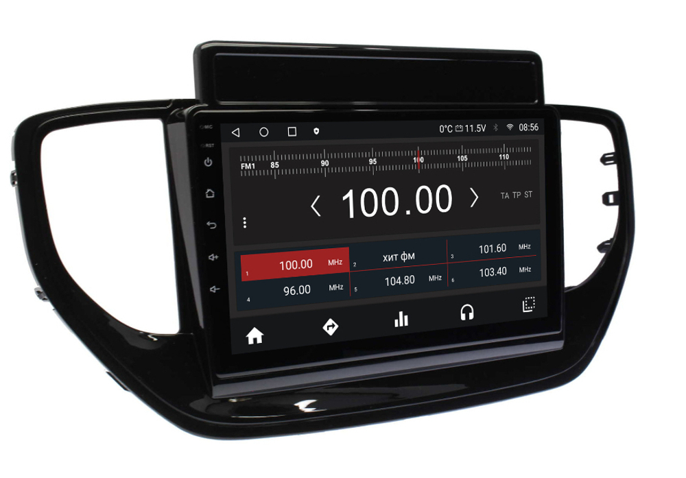 Магнитола для Hyundai Solaris 2 2020-2022 (штатная навигация) - Kuberg OL-9714 QLed, Android 12, TS10, CarPlay, 4G SIM-слот