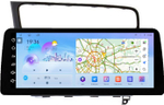 Магнитола для Volkswagen Golf 7 2012-2020 (рамка черный глянец) - FarCar монитор 12.3" 2K QLED на Android 14, TS10, CarPlay, 4G SIM-слот