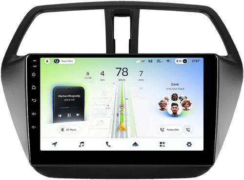 Магнитола для Suzuki SX4 2 2013-2021 (без штатной КЗВ) - Teyes CC4L-DTS монитор 9" IPS, Android 14, Быстрая, Snapdragon 662, CarPlay, 4G SIM-слот