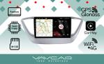Магнитола для Hyundai Solaris 2 2017-2022, Solaris HS 2024+ - Vaycar VA23-0766 на Android 13, Быстрая, 4G SIM-слот