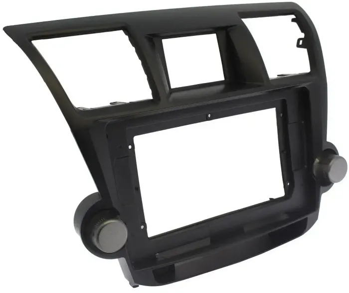 Магнитола для Toyota Highlander 2 XU40 2007-2013 (крутилки декоративные) - FarCar XXL035M монитор 10.36" 2K QLED на Android 14, TS20, 8+256Гб, CarPlay, 4G SIM-слот