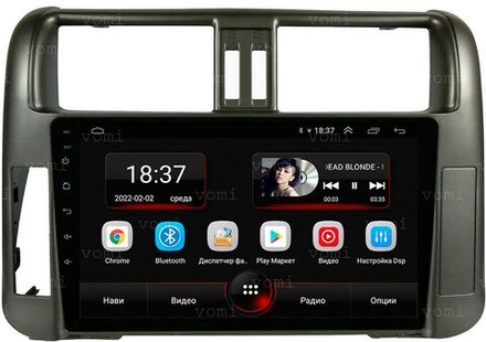 Магнитола для Toyota Land Cruiser Prado 150 2009-2013 - AK360R9-MTK Android 10, 8-ядер, 2Гб-32Гб