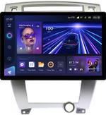 Магнитола для Hyundai Tucson 1 2004-2009 (рамка серебро) - Teyes CC3-2K монитор 13", QLED+2K, Android 10, ТОП процессор, 4G SIM-слот, CarPlay
