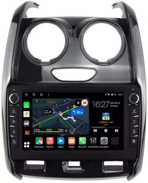 Магнитола для Renault Duster 2015-2020, Lada Largus 2021+ - Canbox 9-RE046N Android 10, ТОП процессор, CarPlay, 4G SIM-слот