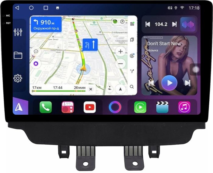 Магнитола для Mazda CX-3 2014-2023 (монохром) - FarCar XXL10-9599A монитор 10.36" 2K QLED на Android 14, TS20, 8+256Гб, CarPlay, 4G SIM-слот