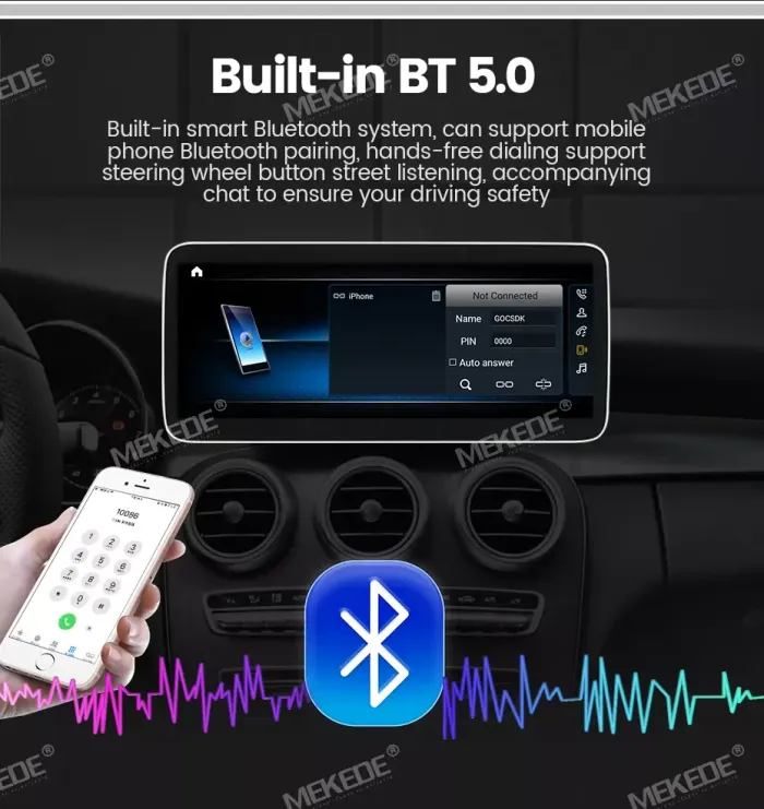 Магнитола для Mercedes-Benz CLS 2014-2017 NTG 5.0/5.1 - Kuberg MKD монитор 12.5", Android 11, 6Гб+128Гб, CarPlay, SIM-слот