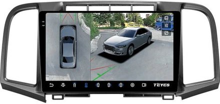 Магнитола для Toyota Venza GV10 2008-2016 (JBL или штатная камера ЗВ) - Teyes CC3-2K-360 на Android 10, 2K QLED, 6Гб+128Гб, CarPlay, 4G SIM-слот, 4 камеры в комплекте