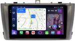 Магнитола для Toyota Avensis T270 2008-2015 (рамка серая) - FarCar S400-TS18 монитор 9.5" QLED на Android 14, CarPlay, 4G SIM-слот