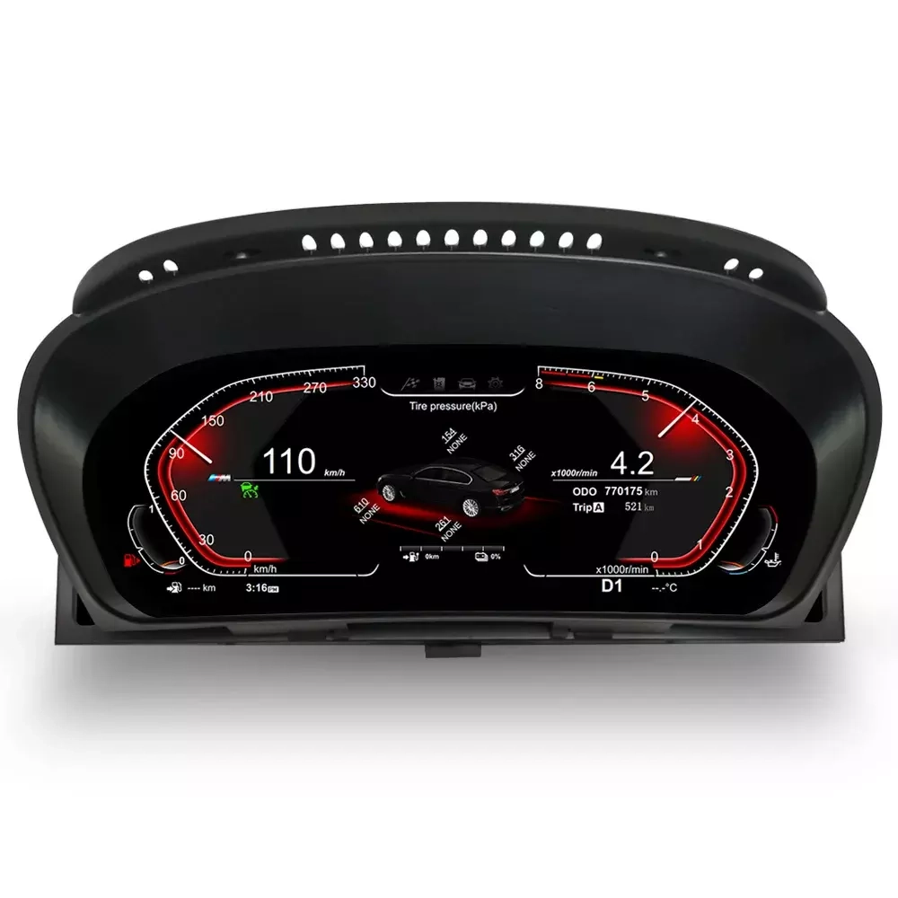 Электронная панель приборов BMW X5 E70 2007-2013 - 1295 с LCD / ЖК 12.3" экраном QLED