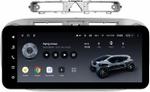 Магнитола для Volkswagen Tiguan 1 2007-2011, Golf Plus (аварийка треугольная, рамка серебро 9) - Teyes LUX ONE ROUND монитор 12.3" 2K QLED на Android 10, Быстрая, CarPlay, 4G SIM-слот