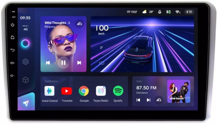Магнитола для AUDI A3 2003-2011 - Teyes CC3L на Android 10, 8-ядер, CarPlay, 4G SIM-слот