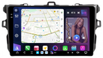 Магнитола для Toyota Corolla 150 2006-2013 (рамка тип 1) - FarCar XXL063M монитор 9.5" 2K QLED на Android 14, TS20, 8+256Гб, CarPlay, 4G SIM-слот