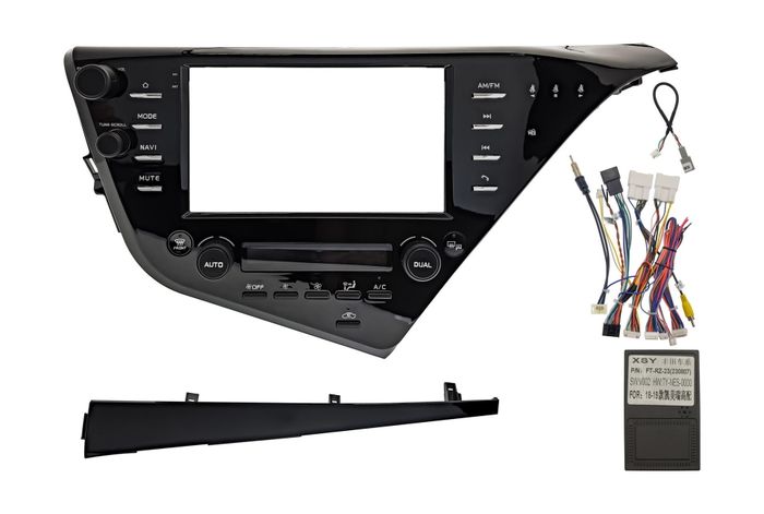 Магнитола для Toyota Camry 70 2017-2020 (c JBL и климатом на ШГУ) - Kuberg SF-9695 QLed+2K, Android 12, TS10,  CarPlay, 4G SIM-слот