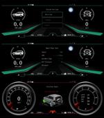 Электронная панель приборов Mitsubishi Pajero 4 2006-2022 - Kuberg NH-LCD-M1203 с 12.3" ЖК экраном QLED