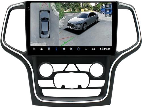 Магнитола для Jeep Grand Cherokee WK2 2013-2021 (взамен 8.4" экрана) - Teyes CC3-2K-360 на Android 10, 2K QLED, 6Гб+128Гб, CarPlay, 4G SIM-слот, 4 камеры в комплекте