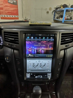 Магнитола для Lexus LX570 2007-2015 - Kuberg ZF-1819-GE вертикальный экран в стиле "Тесла" на Android 13, 8Гб+128Гб, CarPlay, 4G SIM-слот