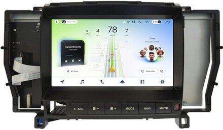 Магнитола для Toyota Crown S180 2004-2008 - Teyes CC4L монитор 9" IPS на Android 14, Snapdragon 662, CarPlay, 4G SIM-слот