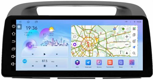 Магнитола для Toyota Camry 30 2001-2006 (рамка графитовая) - FarCar монитор 12.3" 2K QLED на Android 14, TS10, CarPlay, 4G SIM-слот