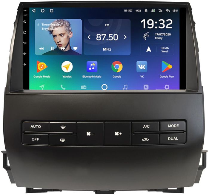 Магнитола для Toyota Land Cruiser Prado 120 (правый руль, климат на ШГУ) - Teyes CC2 PLUS на Android 10, ТОП процессор, 4Гб+64Гб, 4G SIM-слот