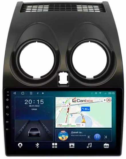 Магнитола для Nissan Qashqai J10 2006-2013, Dualis - CanBox 9007 Android 10, 8-ядер, SIM-слот