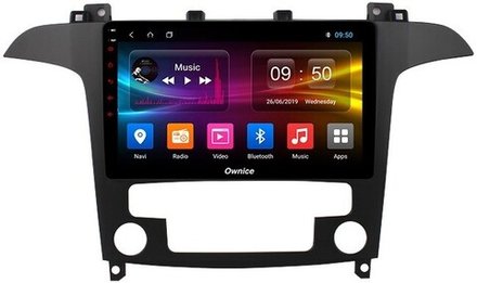 Магнитола для Ford Galaxy / S-Max 2006-2015 (климат) - Kuberg OL-9210-2 IPS, Android 10, 8 ядер (TS18), 4G SIM-слот