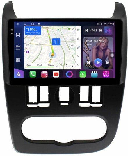 Магнитола для Lada Largus 2012-2021 - FarCar BM9-7069 монитор 9.5" QLED на Android 14, TS10, 4+32Гб, CarPlay, 4G SIM-слот