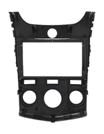 Комплект рамки с разъёмами 9" KIA Cerato 2008-2013 кондей (черная)