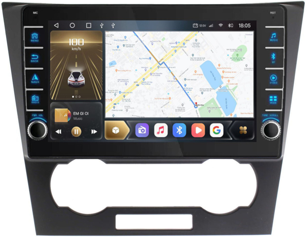 Магнитола для Chevrolet Epica 2006-2012 - Kuberg OL-9271 (кнопки и крутилки), Android 12, TS10, CarPlay, 4G SIM-слот