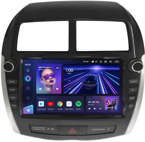 Магнитола для Mitsubishi ASX 2010-2016, Peugeot 4008, Citroen C4 Aircross (рамка с крутилками и кнопками) - Teyes CC3L на Android 10, 8-ядер, CarPlay, 4G SIM-слот