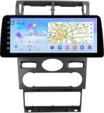 Магнитола для Ford Mondeo 3 2000-2006 (климат) - FarCar монитор 12.3" 2K QLED на Android 14, Быстрая, CarPlay, 4G SIM-слот