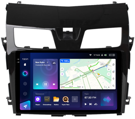 Магнитола для Nissan Teana L33 2014-2016 - Teyes CC3-2K QLed Android 10, ТОП процессор, SIM-слот, CarPlay
