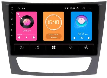 Магнитола для Mercedes-Benz E (W211) 2002-2010, CLS W219 -  GT9-451 на Android 10, 2ГБ-16ГБ